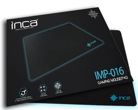 INCA Gaming Mauspad IMP-16 220x350x3mm, schwarz Eingabe / Ausgabe Maus-Pads