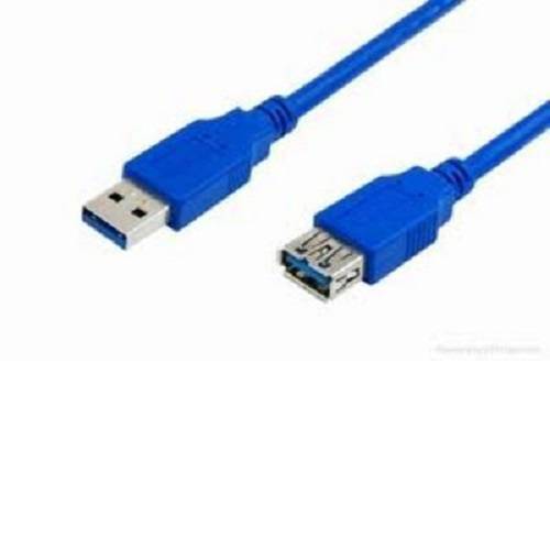 MediaRange Verlängerungskabel USB 3.0 A->A St/Bu 1,8m blau Multimedia-Technik USB-Kabel