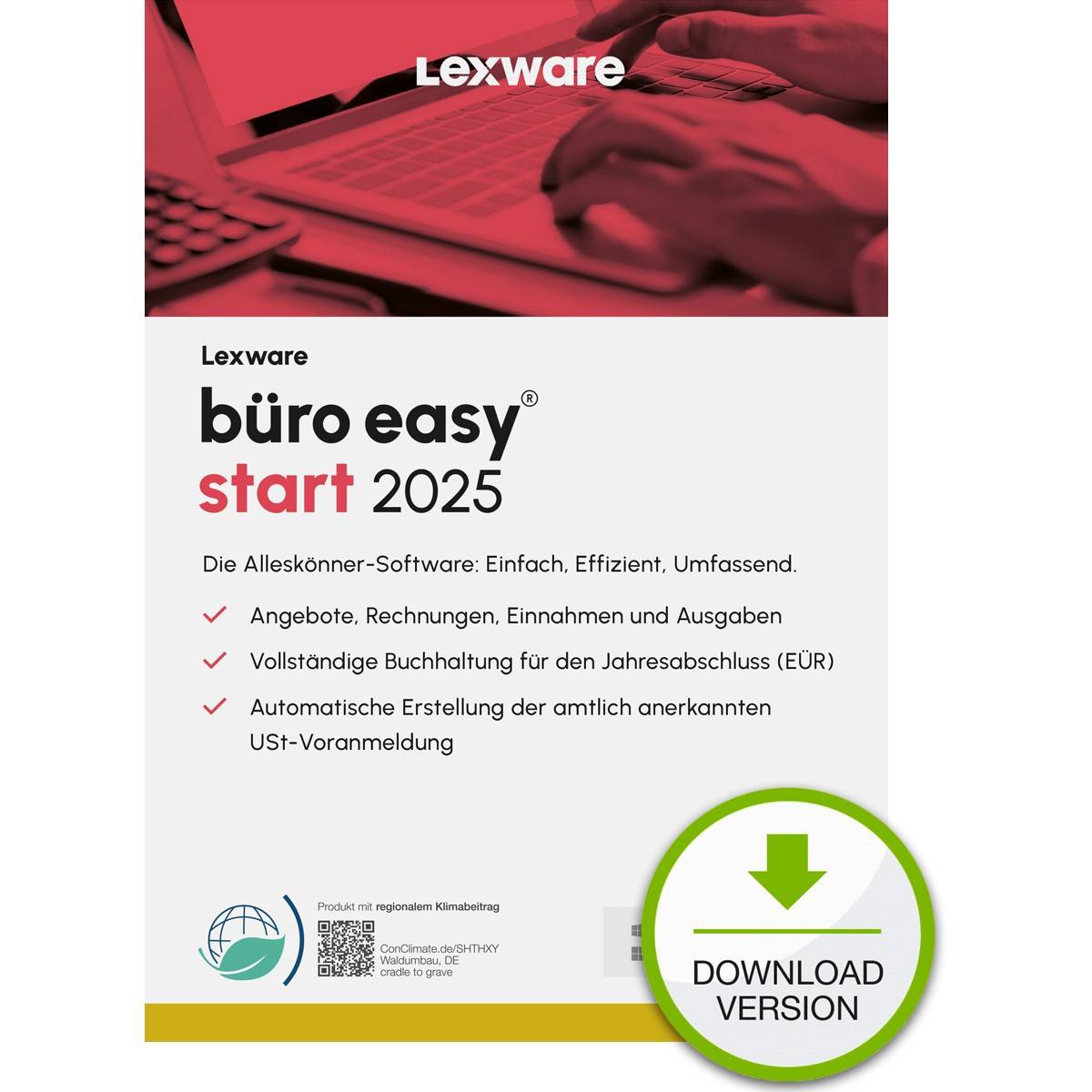 Lexware Büro Easy Start 2025 - 1 Device. 1 Year - ESD-DownloadESD Software ESD-Lizenzen