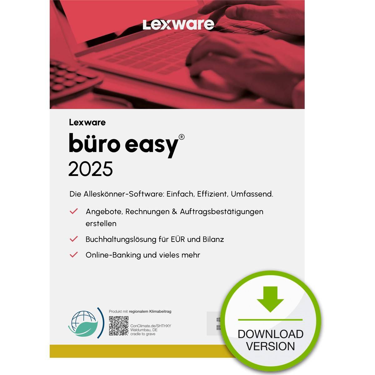 Lexware Büro Easy 2025 - 1 Device. 1 Year - ESD-DownloadESD Software ESD-Lizenzen