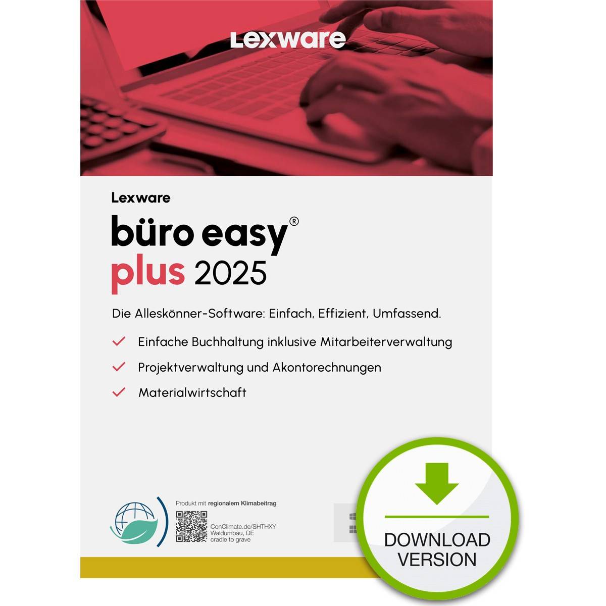 Lexware Büro Easy Plus 2025 - 1 Device. 1 Year - ESD-DownloadESD Software ESD-Lizenzen
