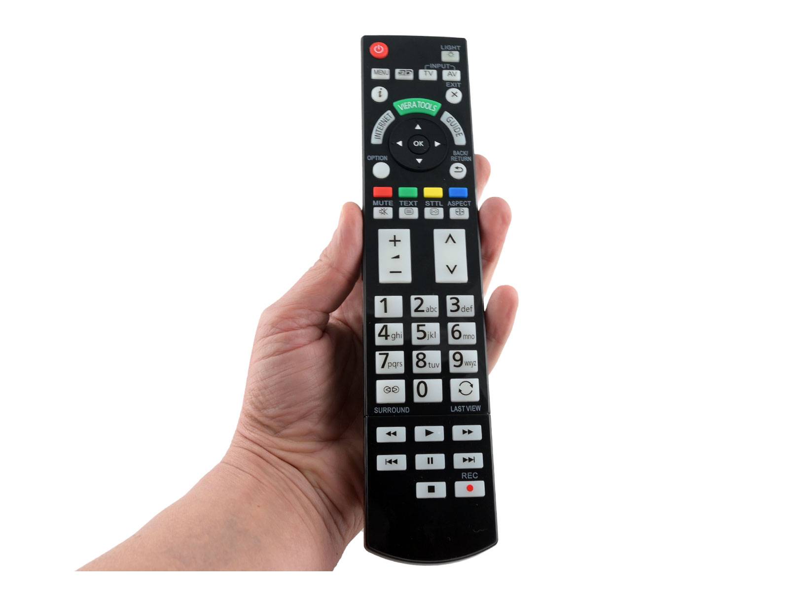 azurano Fernbedienung für PANASONIC N2QAYB000715 - TX-L42DT50 L42ETW50 L47ET50 L47WT50 L55DT50 P42GT50 P50GT50 P50VT50