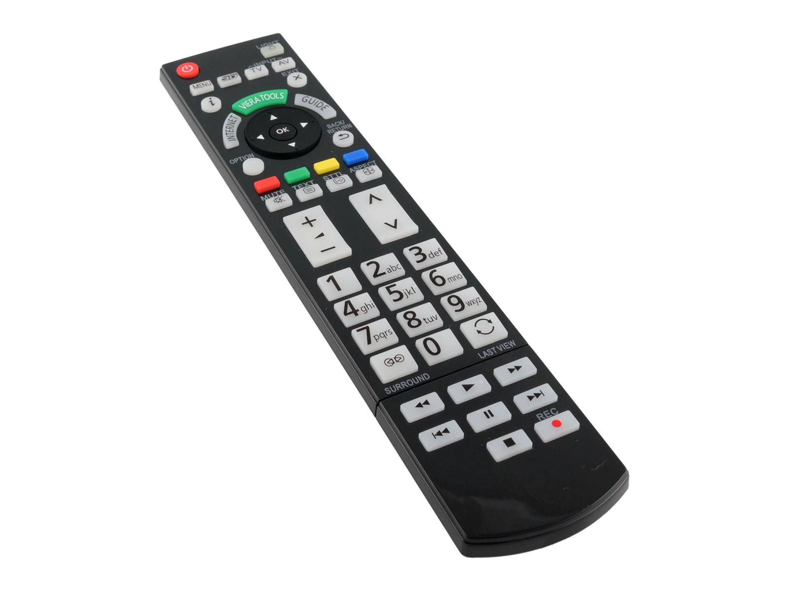 azurano Fernbedienung für PANASONIC N2QAYB000715 - TX-L42DT50 L42ETW50 L47ET50 L47WT50 L55DT50 P42GT50 P50GT50 P50VT50