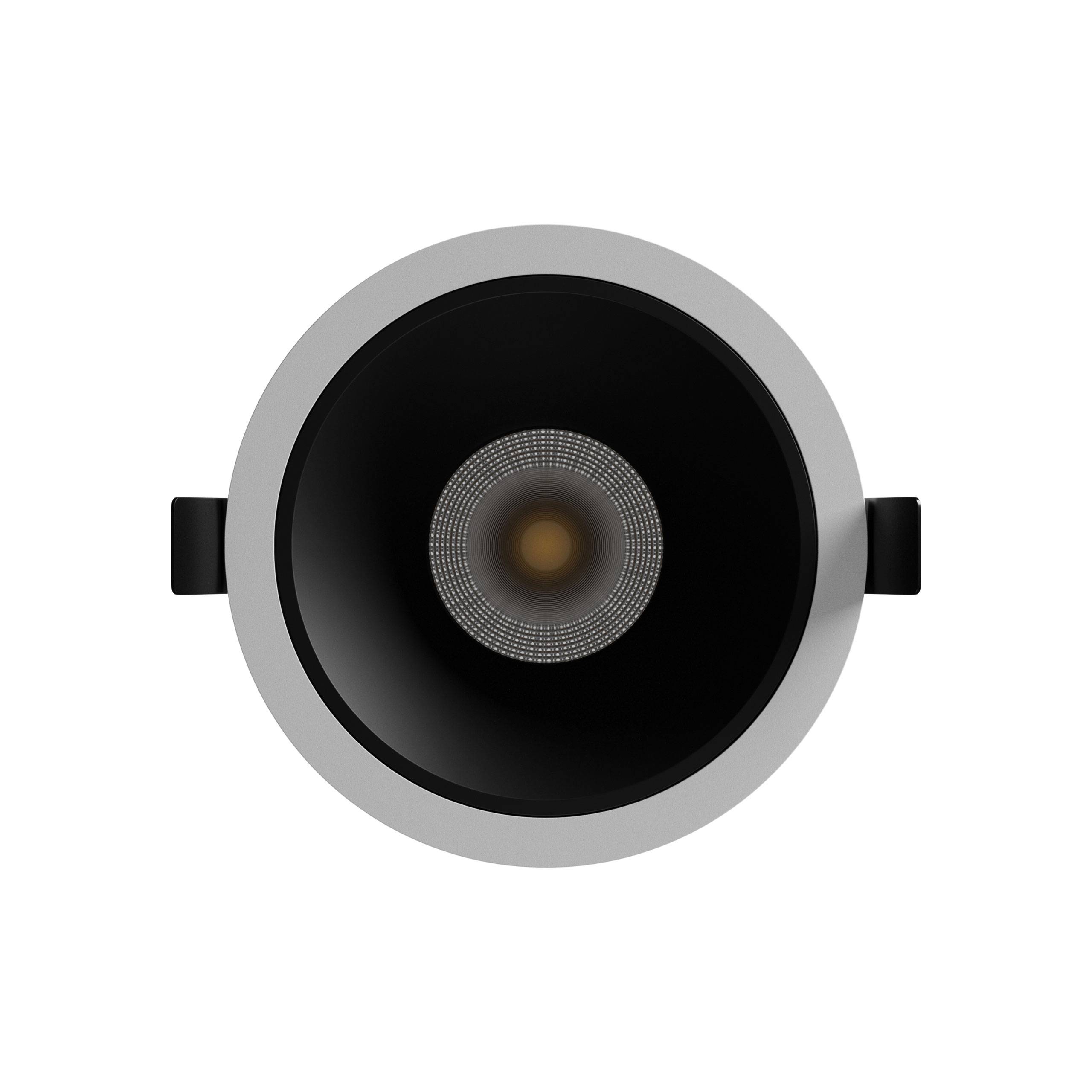 Spectrum LED Orbito Einbaustrahler 6-20W rund 40° DIP SWITCH 2200lm weiß IP44 Badleuchte UGR<19 Warmweiß 3000K