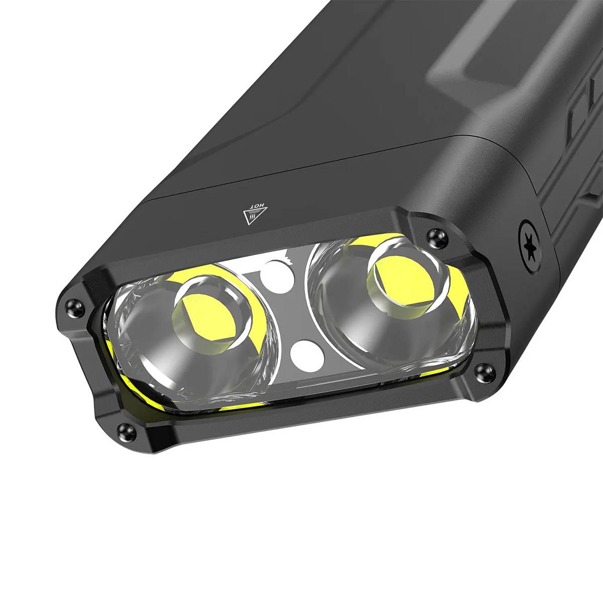 Klarus X1 E V3 FlatTac LED-Taschenlampe 4200 Lumen - Schwarz