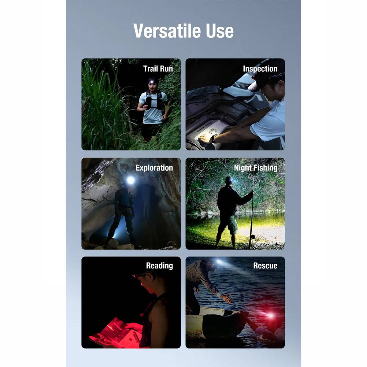 Klarus HM5 800 Lumen - LED Stirnlampe