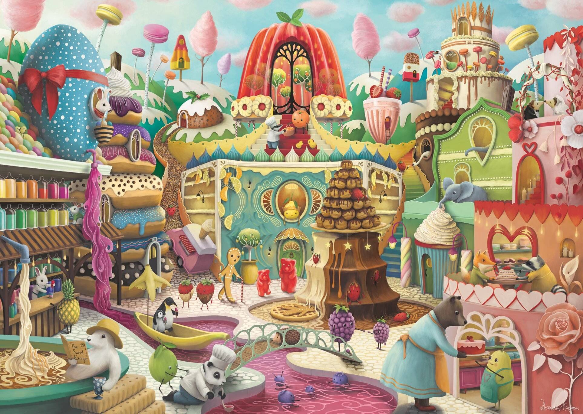 Puzzle Sweet Street (1000 Teile)