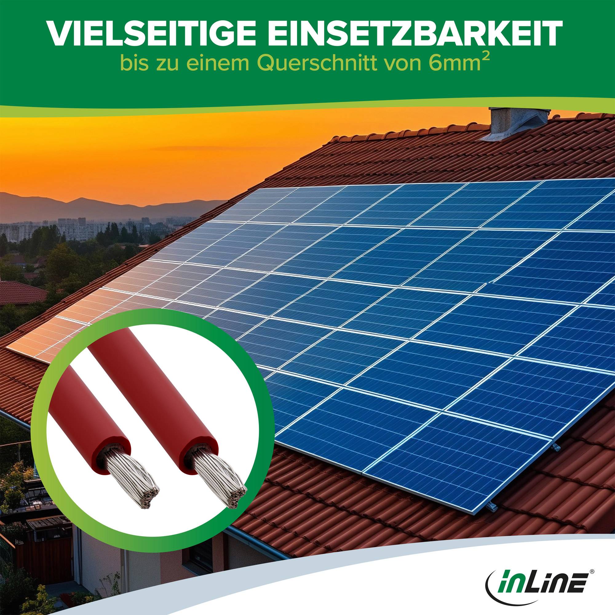 InLine® Kabelcutter Zange zum Schneiden von Photovoltaik Solarkabel bis 6mm²