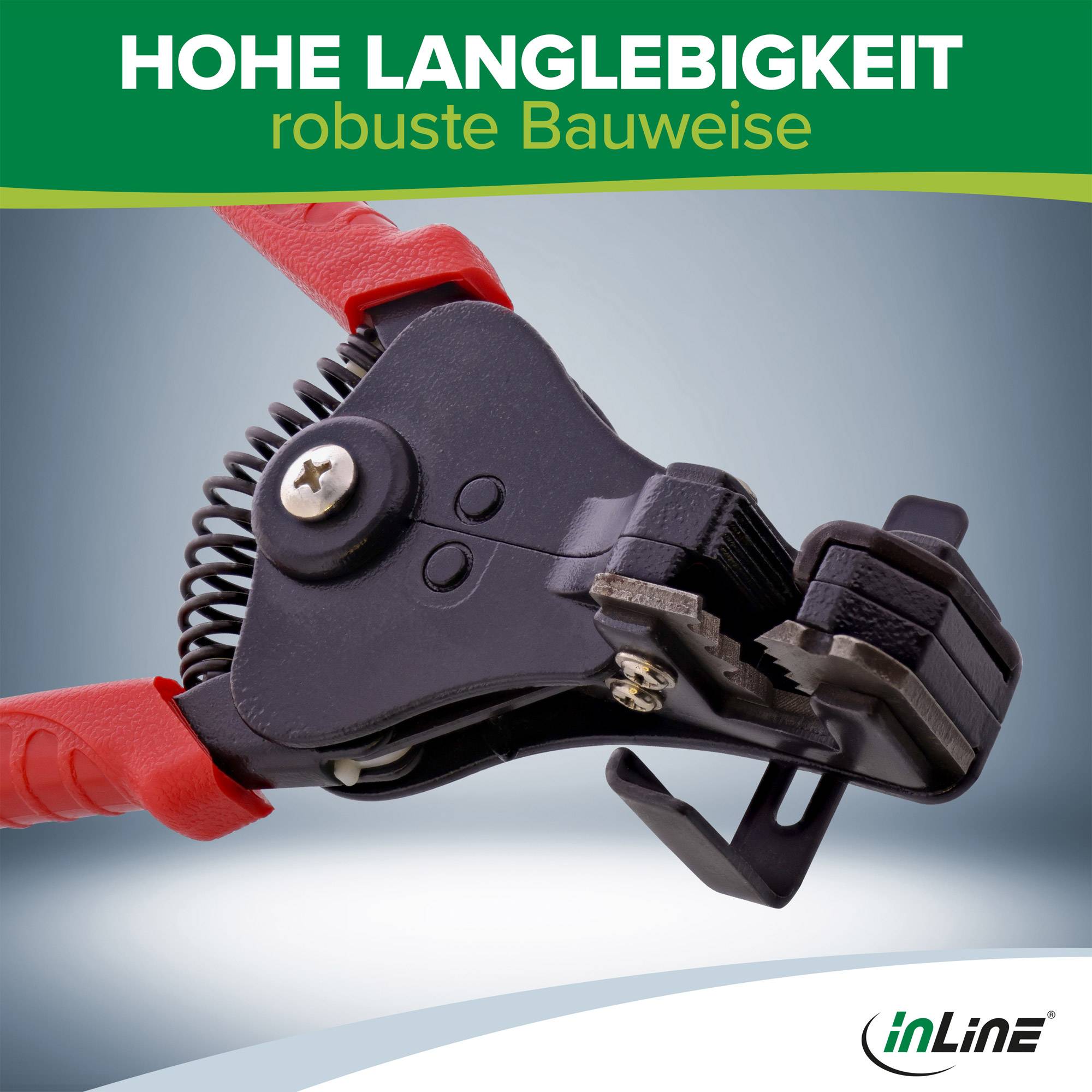 InLine® Abisolierzange für Solarkabel, 2,5mm² 4,0mm² 6,0mm²