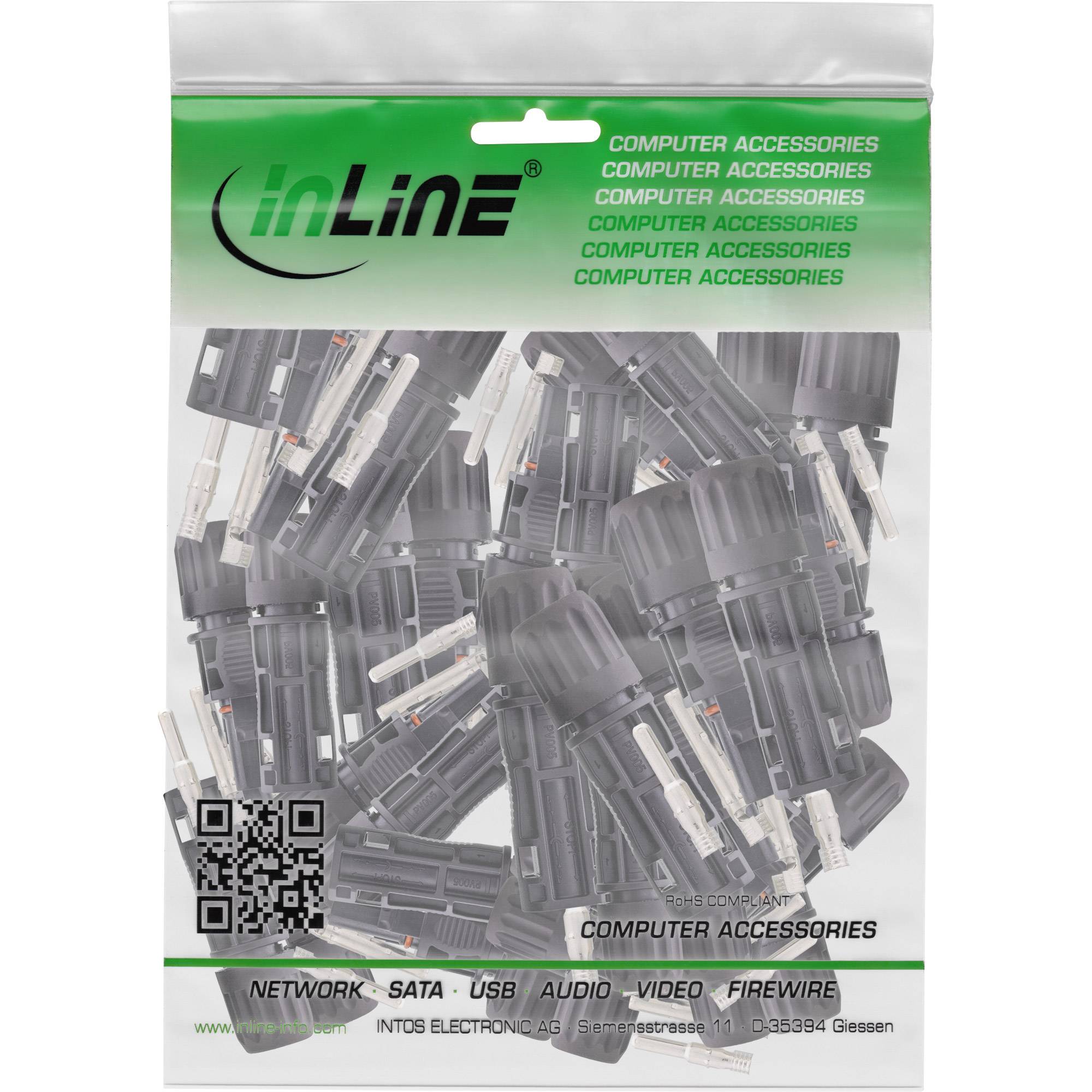 InLine® Solar Photovoltaik Steckverbinder, 20x Stecker + 20x Kupplung