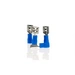 alca® Flachsteckhülsen blau 6,35mm 10St. 1,5-2,5mm² AWG 16-14 teilisoliert männlich Flachstecker Quetschkabelschuhe alca® Flachsteckhülsen blau 6,35mm 10St. 1,5-2,5mm² AWG 16-14 teilisoliert männlich Flachstecker Quetschkabelschuhe