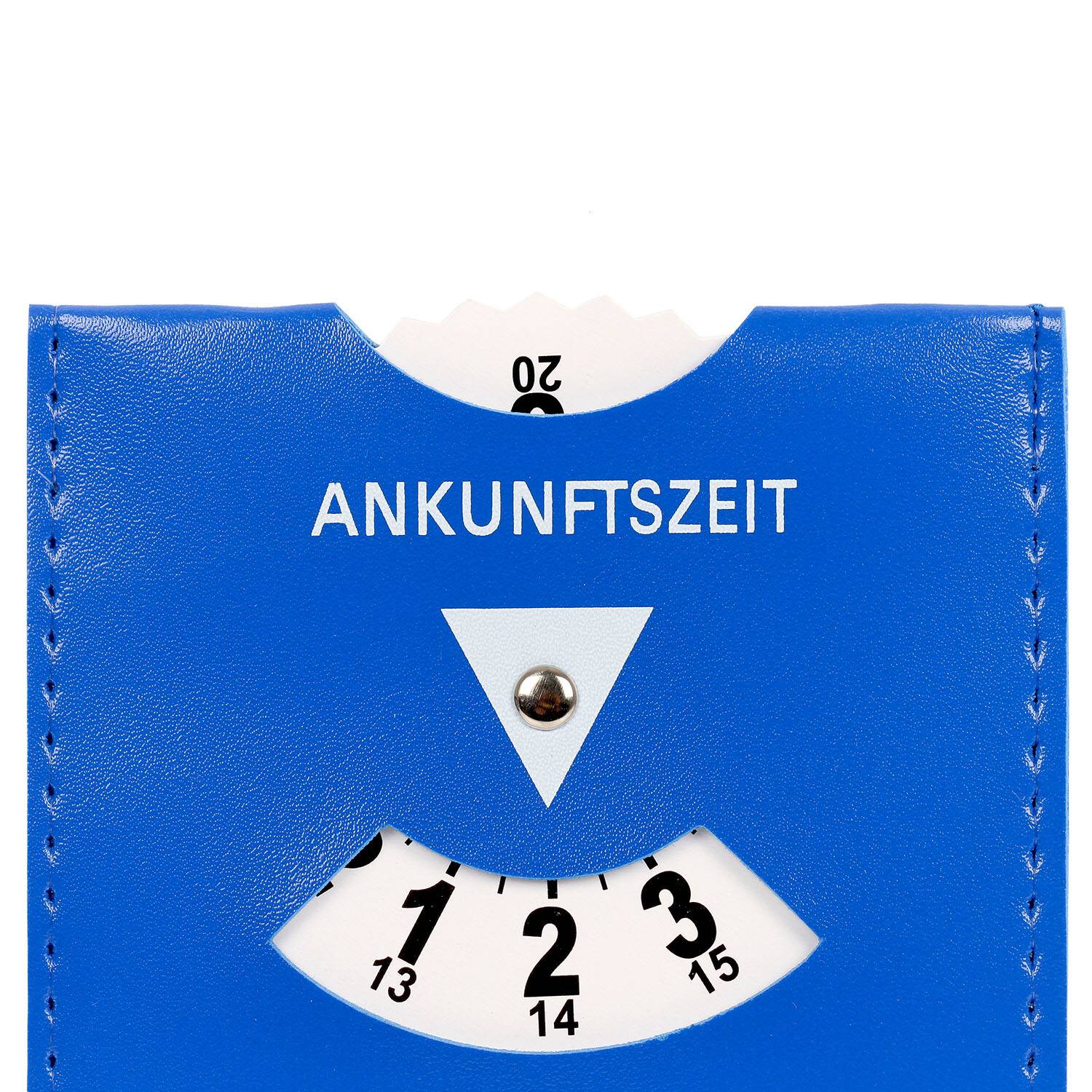 alca® Parkscheibe nach EU-Norm – hitzebeständig, flexibel, aus Kunstleder,