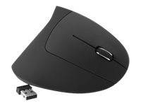 MediaRange Maus Wireless ergonomische Rechtshänder, schwarz Eingabe / Ausgabe Mäuse & Tastaturen