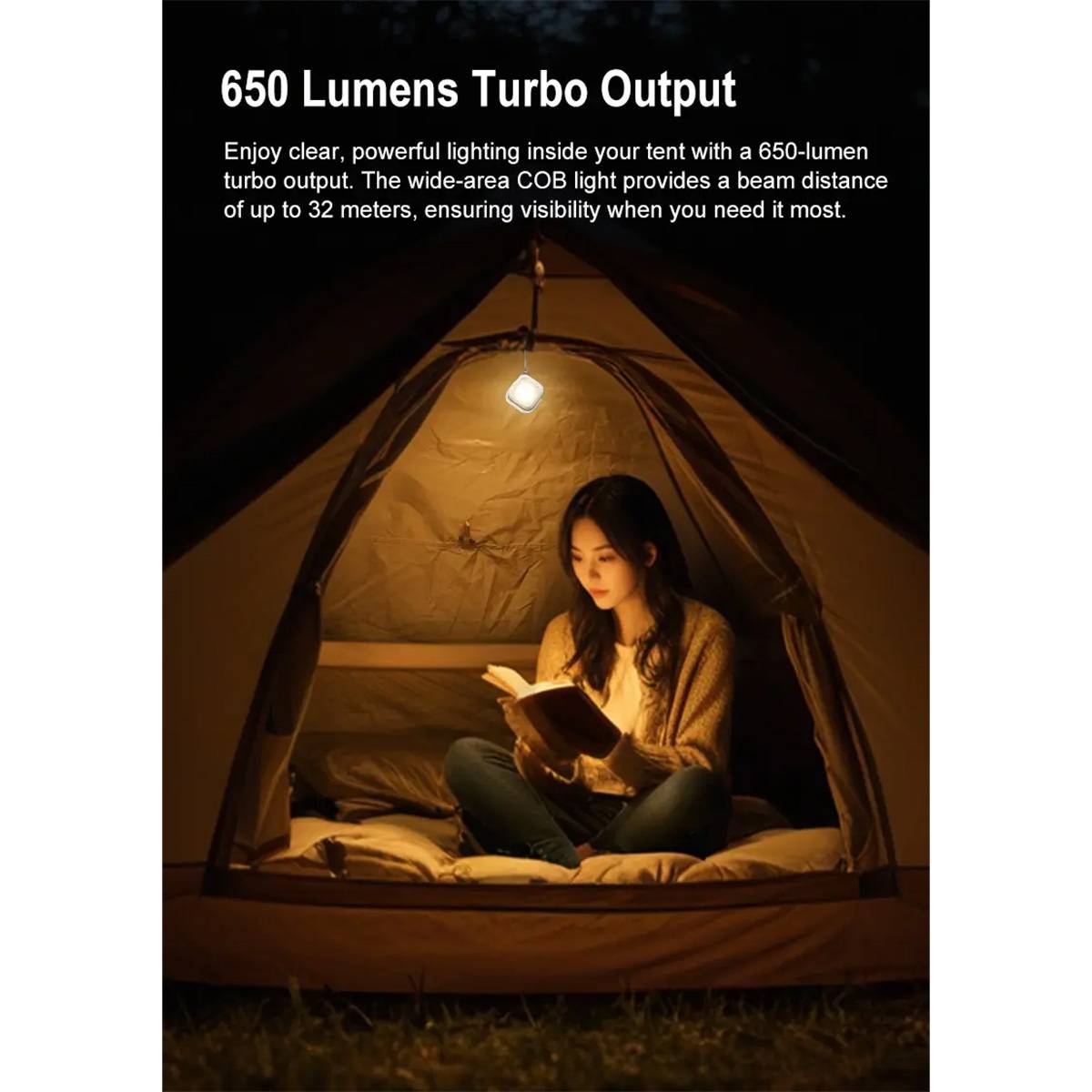 Klarus CL5 Campingleuchte 650 Lumen - Schwarz