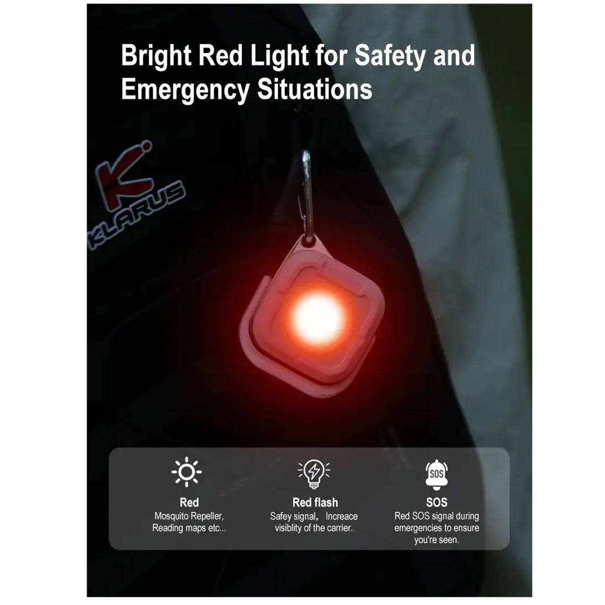 Klarus CL5 Campingleuchte 650 Lumen - Schwarz