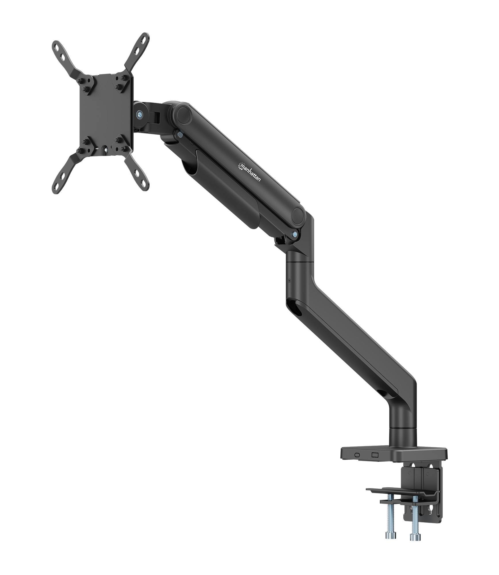 MANHATTAN Tischhalterung mit mechanischer Feder für 1x Moni.