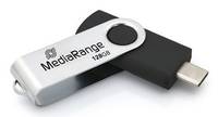 MEDIARANGE USB-Stick USB 3.2 Gen1 USB-C - 128 GB