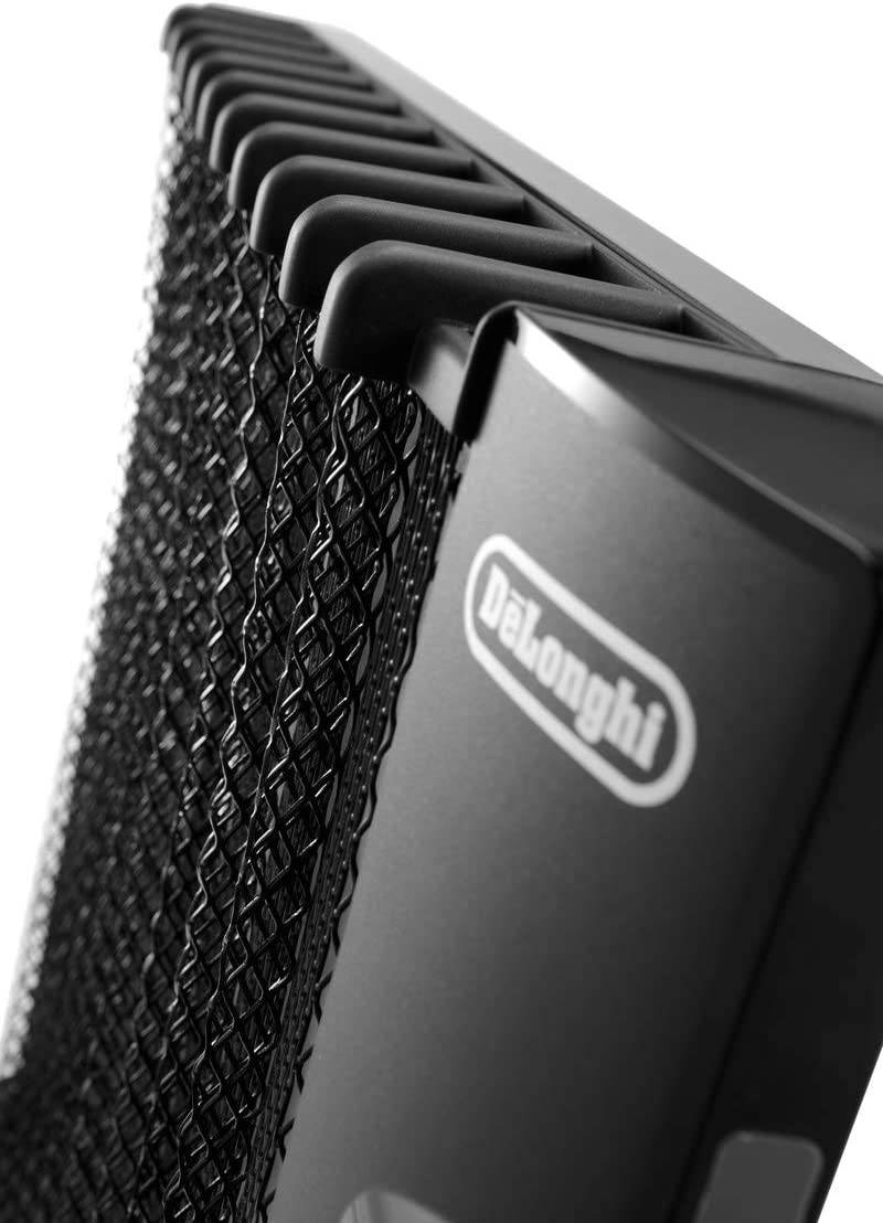 DeLonghi Wärmewelle HMP2000 Heizgerät mit 2 Heizstufen schwarz