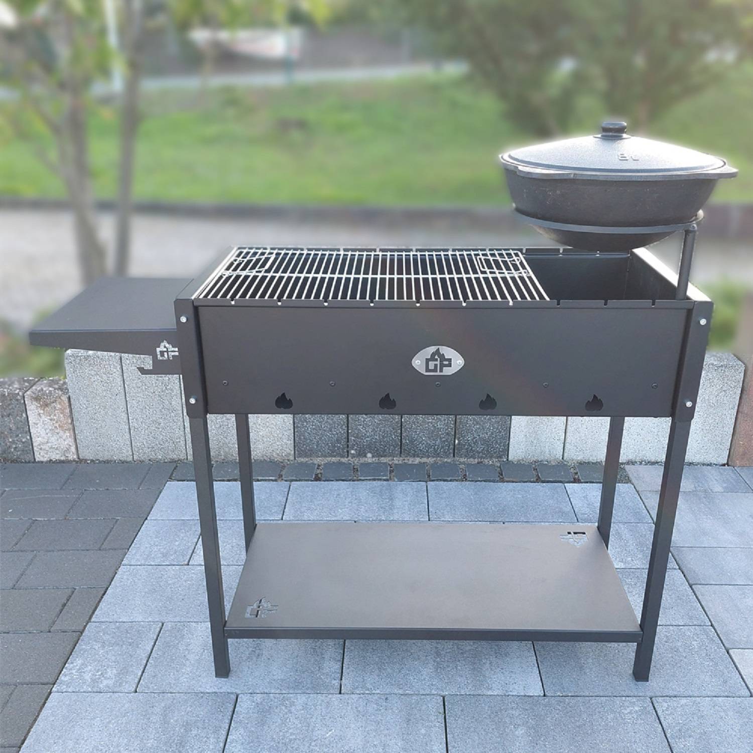 Edelstahl Grillrost 58x36 cm für Mangal Schaschlikgrill Batyr