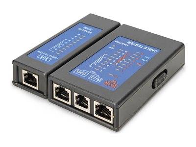 DIGITUS Netzwerkkabel Tester RJ45 Multimedia-Technik Netzwerkzubehör