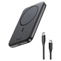 UGREEN - 5000mAh Mini Powerbank Wireless 15W with MagSafe white - Batterie - Mini (AAAA)