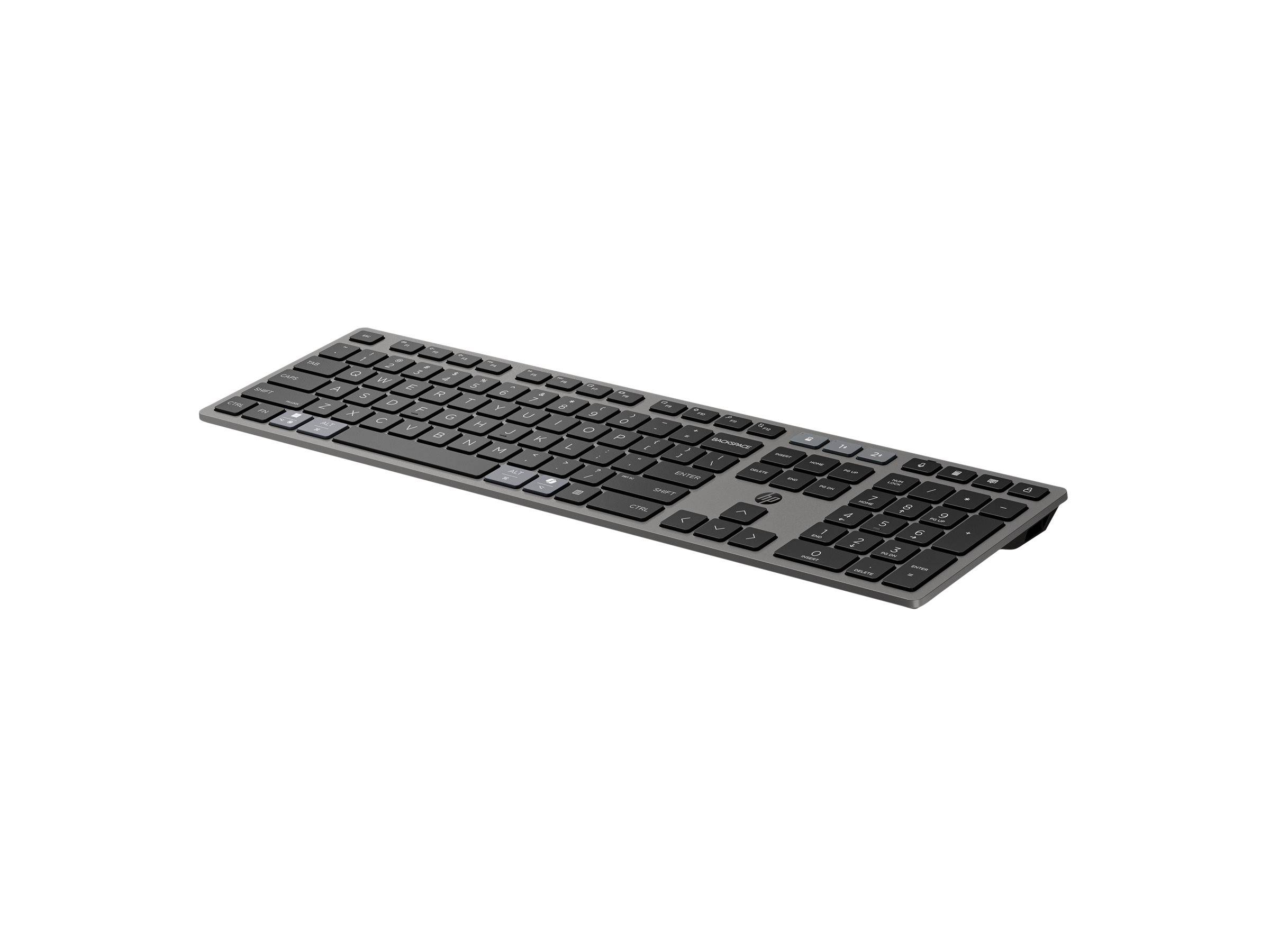 HP 725 - Tastatur-und-Maus-Set - multifunktional, wiederaufladbar, betrieben mit Superkondensator