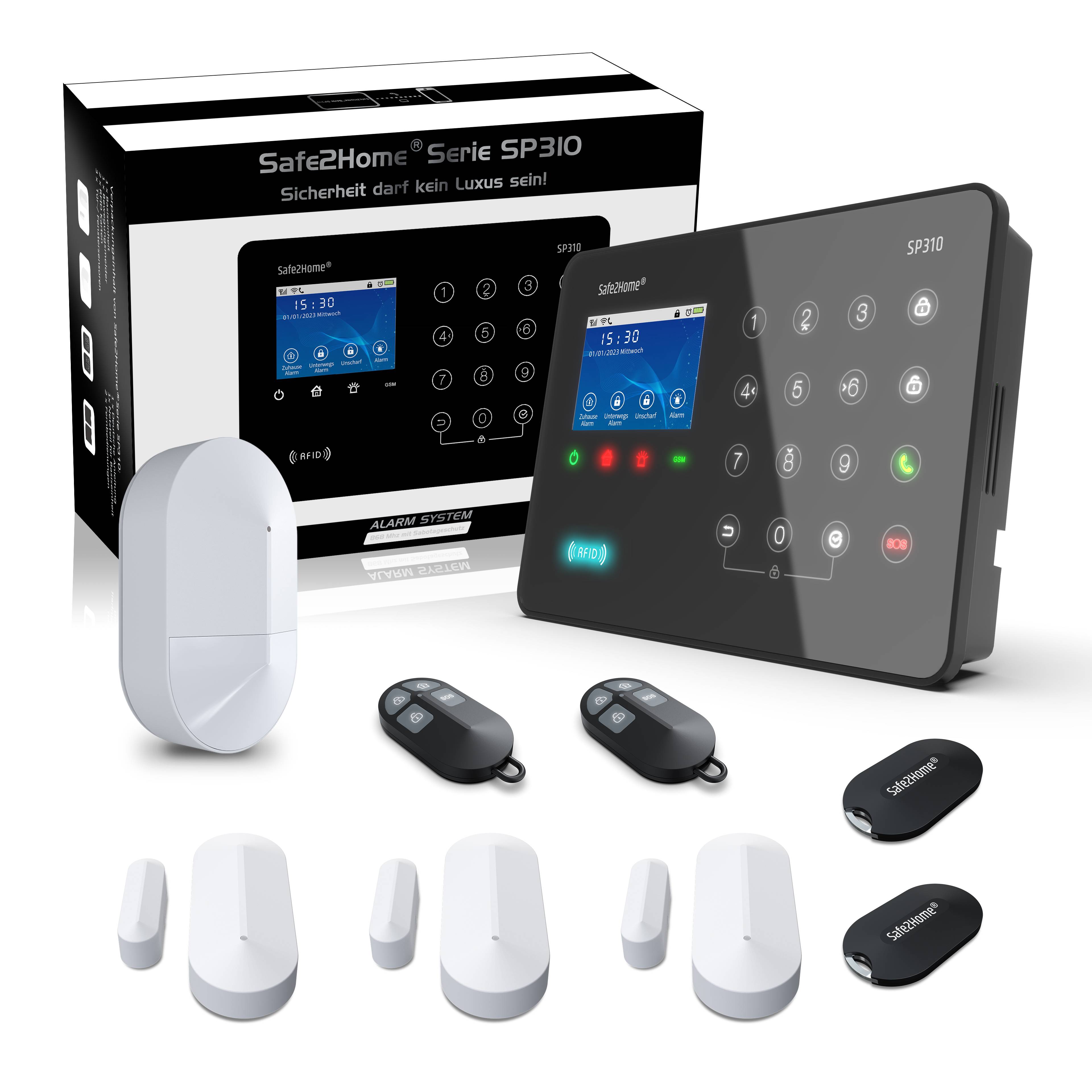 Basis Set SP310 Profi Funk Alarmanlage