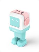 Ugreen Uno RG 65W 3-Port GaN Fast Charger pink blueLadegerät