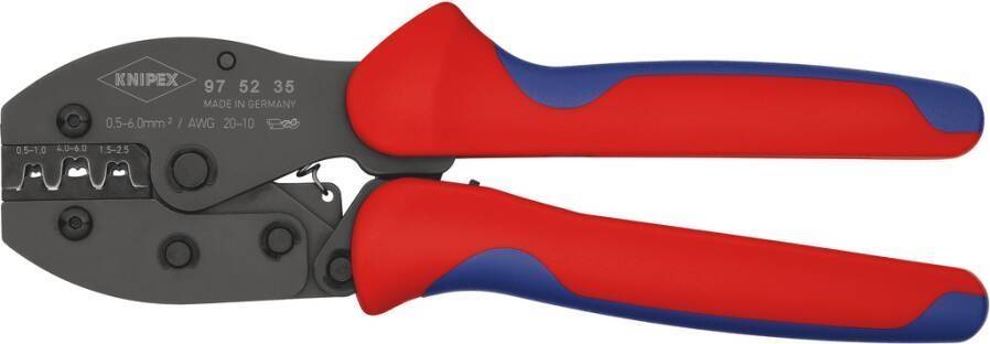KNIPEX PreciForce Crimpzange 97 52 42 rot/blau für MC4 und EVO 2 (97 52 42)