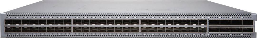 QFX5120-48Y, airflow in, redundant AC PSUs and FANs Ships with base S/W features