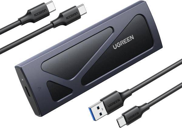 Ugreen 15512 Speicherlaufwerksgehäuse SSD-Gehäuse Schwarz