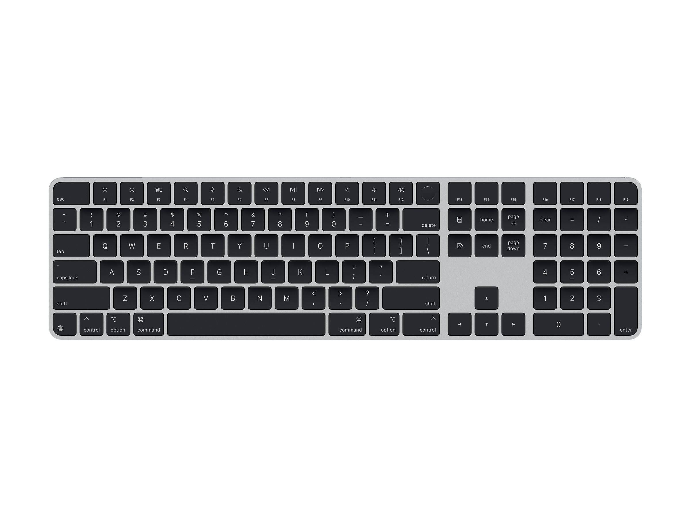 APPLE Magic Keyboard with Touch ID and Numeric Keypad for Mac models with Apple silicon - US English - Black Keys