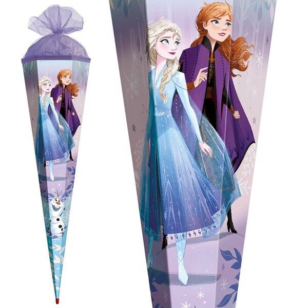 Schultüte Disney Frozen - sechseckig 85 cm