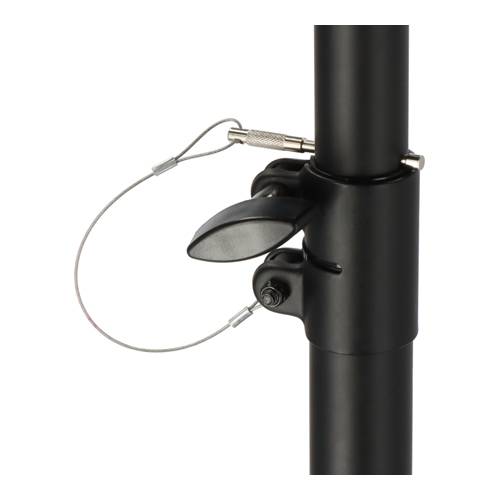 BRENNENSTUHL 1170310030 - Bau Teleskop-Stativ ST 200 für Baustrahler (Traglast max. 30,0kg | stufenlos einstellbar)