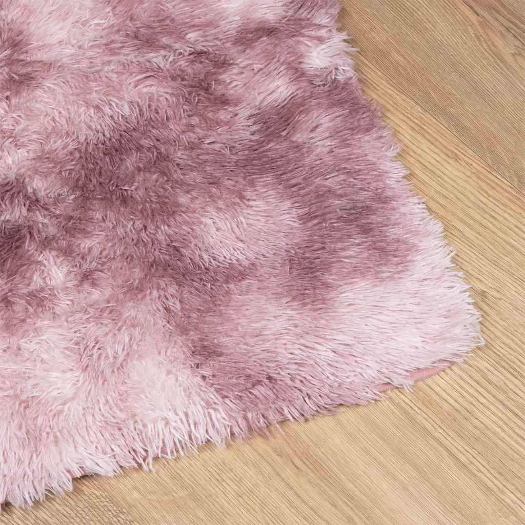 vidaXL Teppich Shaggy Hochflor NAVARRA Altrosa 240x340 cm Polyester