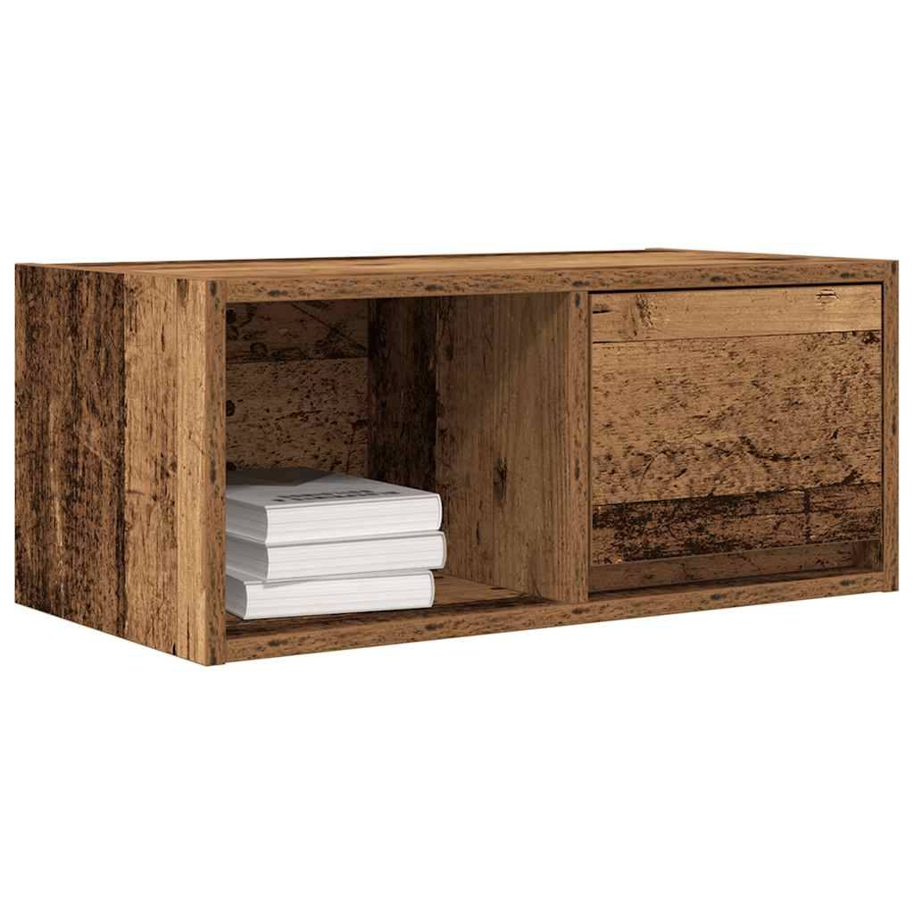 vidaXL TV-Schrank Altholz-Optik 60x31x25,5 cm Holzwerkstoff