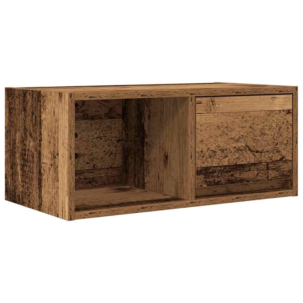 vidaXL TV-Schrank Altholz-Optik 60x31x25,5 cm Holzwerkstoff