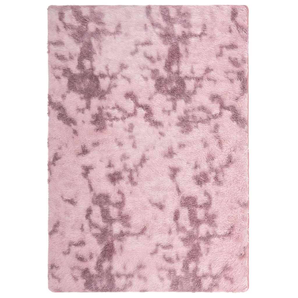 vidaXL Teppich Shaggy Hochflor NAVARRA Altrosa 240x340 cm Polyester