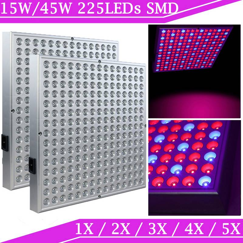 Pflanzenlampe Pflanzenlicht Vollspektrum Zimmerpflanzen Wachstumslampe Grow Lampe 45W