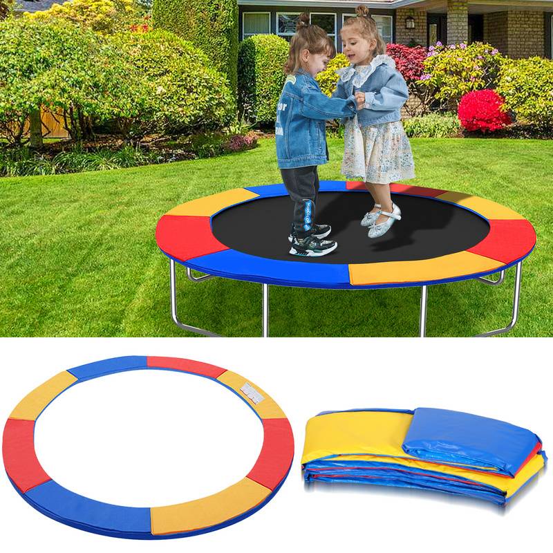Trampolin Randabdeckung, Randschutz, Trampolinzubehör, Federabdeckung für Trampolin 244 cm Bunt