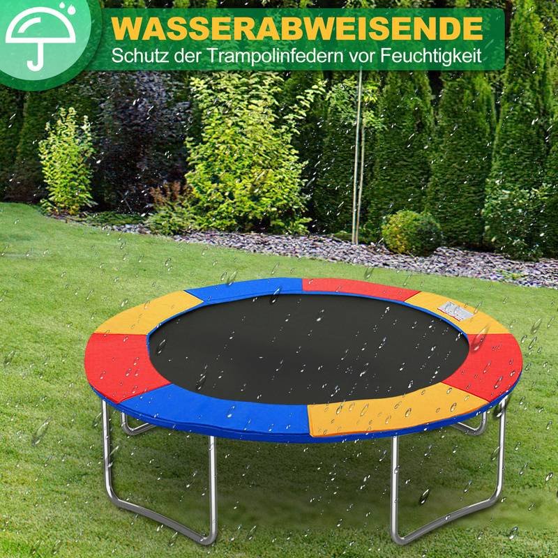 Trampolin Randabdeckung, Randschutz, Trampolinzubehör, Federabdeckung für Trampolin 244 cm Bunt