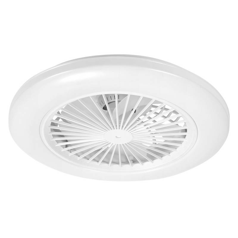 LED Deckenventilator mit Beleuchtung und Fernbedienung Dimmbar Deckenleuchte Schlafzimmer Wohn 49CM