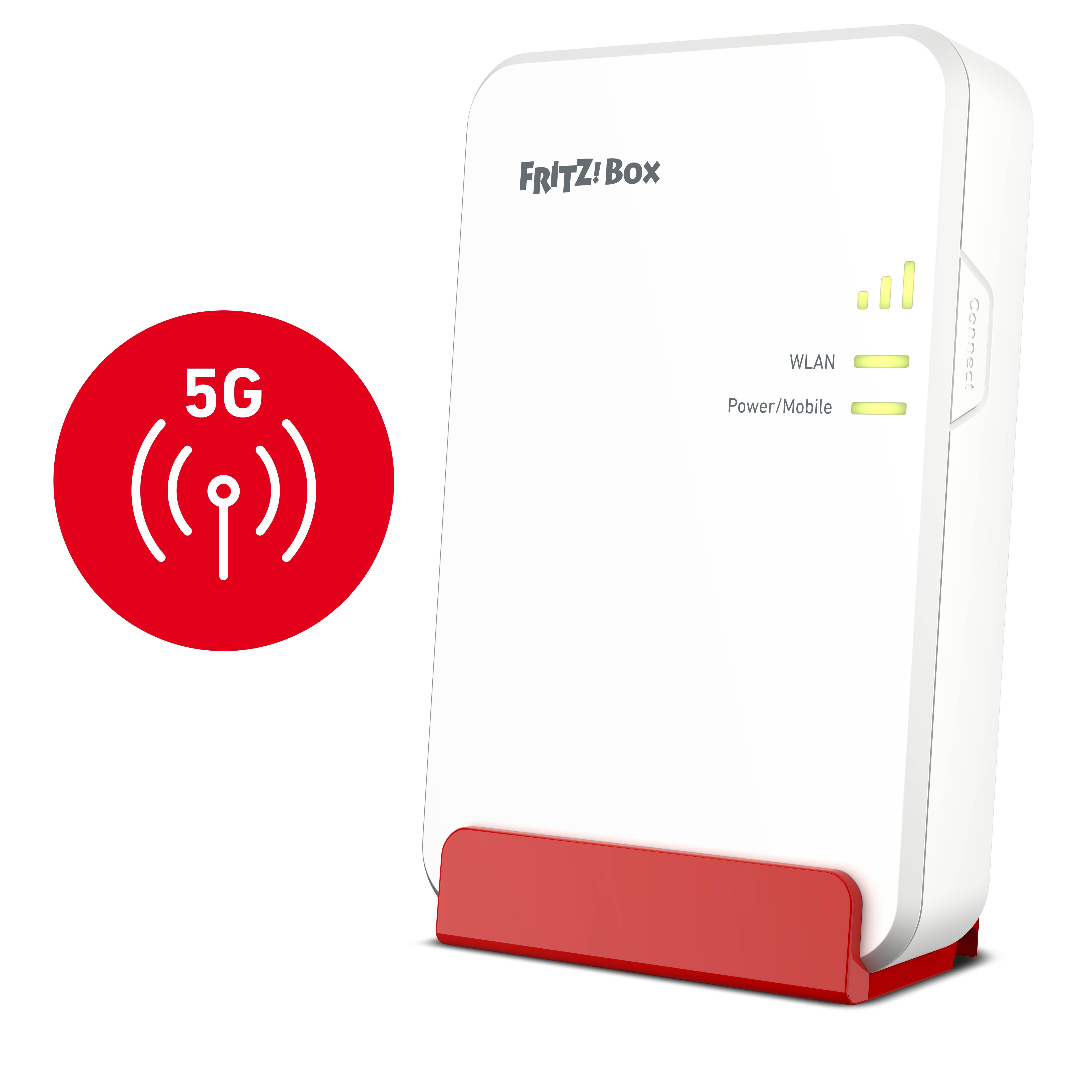 FRITZ! AVM FRITZ!Box 6860 5G - Wireless Router - WWAN 1GbE - Wi-Fi 5, Wi-Fi 6 - Dual-Band - 3G, 4G, 5G - VoIP-Telefonadapter (DECT)