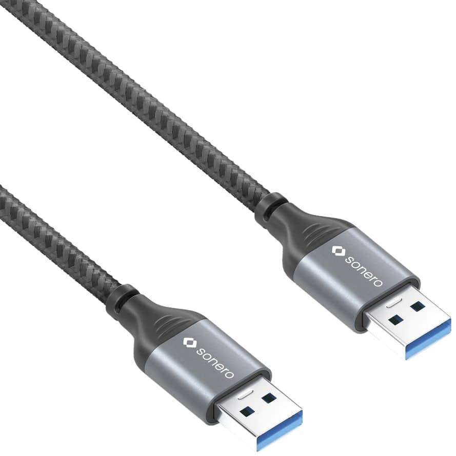 SONERO USB 3.0 Kabel SPC-U050-010 A/A 1m grau-schwarz