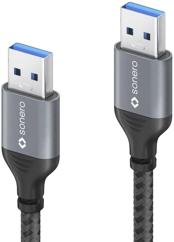 SONERO USB 3.0 Kabel SPC-U050-010 A/A 1m grau-schwarz