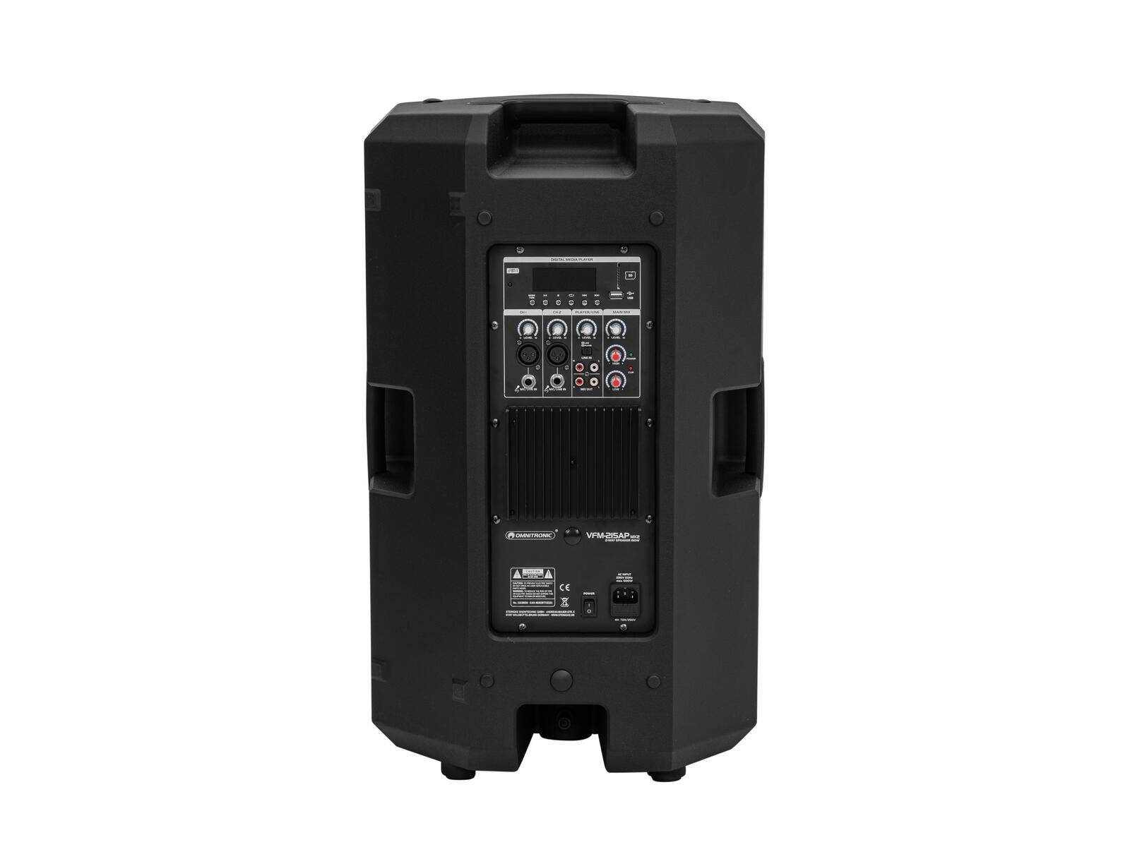 OMNITRONIC VFM-215AP MK2 2-Wege Lautsprecher aktiv TWS