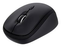 Trust Yvi+ - Maus - kompakt, Multi-Gerät - rechts- und linkshändig - optisch - 3 Tasten - kabellos - 2.4 GHz, Bluetooth 5.0 - kabelloser Empfänger