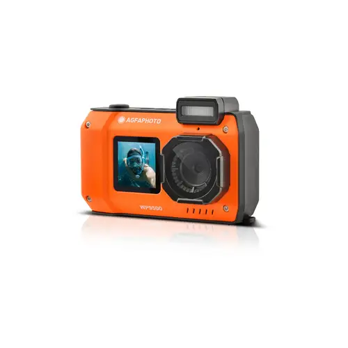 AgfaPhoto Realishot WP9500 – Wasserdichte Digitalkamera Orange - 24 MP, 18X Digitalzoom, 4K Videoaufnahme AgfaPhoto Realishot WP9500 – Wasserdichte Digitalkamera Orange - 24 MP, 18X Digitalzoom, 4K Videoaufnahme