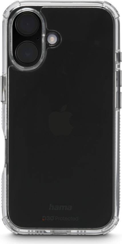 Hama iPhone 16 Handyhülle Extreme Protect, durchsichtig