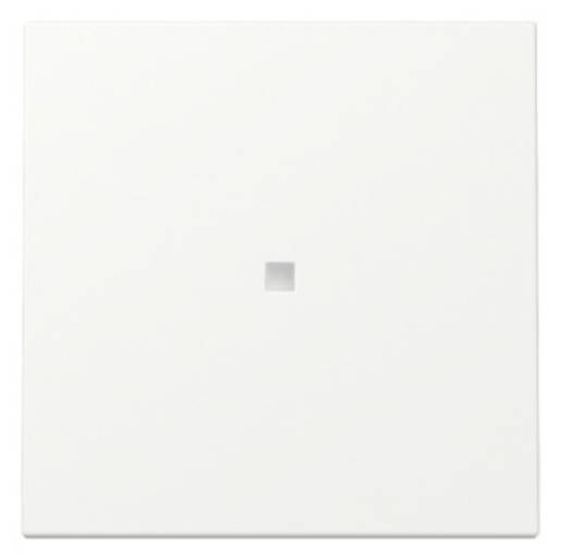 Ein einfaches weißes Quadrat mit einem kleinen, zentralen grauen Quadrat.